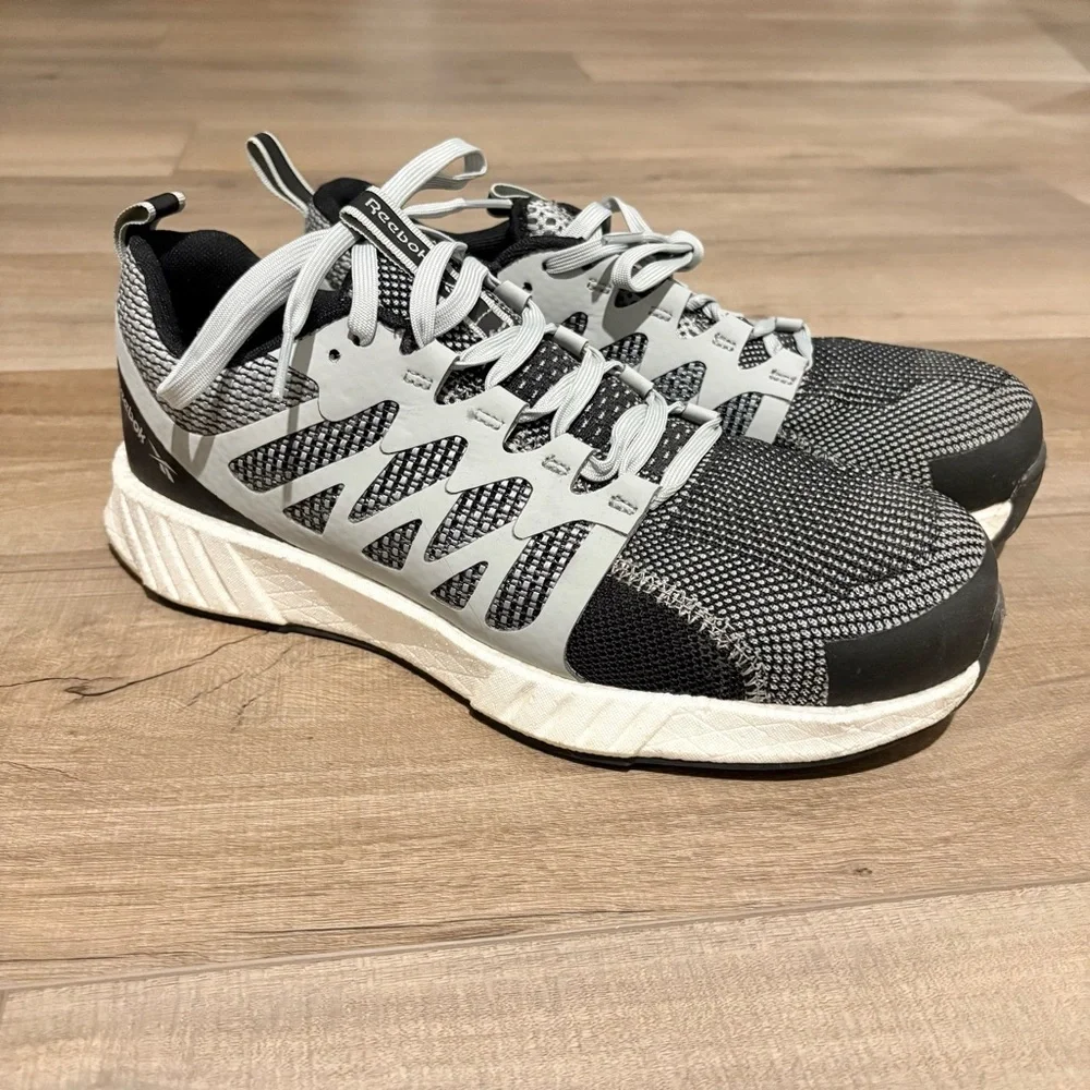 Reebok Work Fusion Flexweave Cage Composite Toe sneakers men’s size‎ 8.5